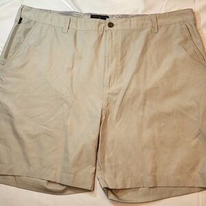 Margaritaville Tan Flat Front Shorts Mens Size 38